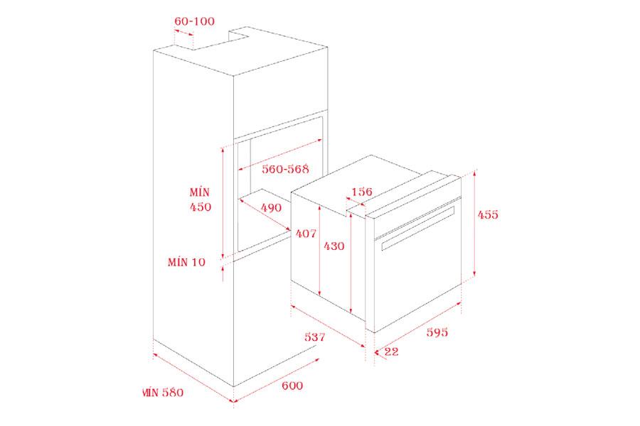 [Trả góp 0%]Lò vi sóng Teka MLC 844