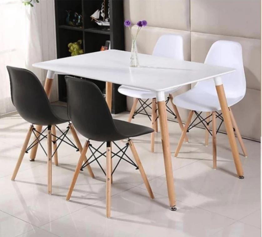 BỘ BÀN ĂN EAMES 6 GHẾ - BA07