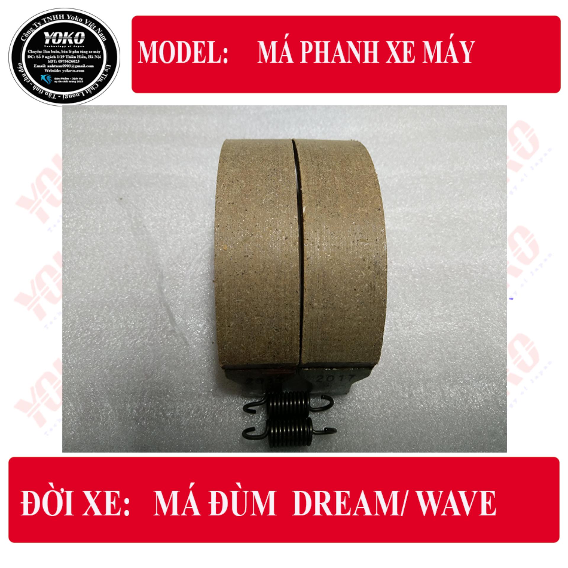 Má phanh xe Honda Dream/Wave Yoko