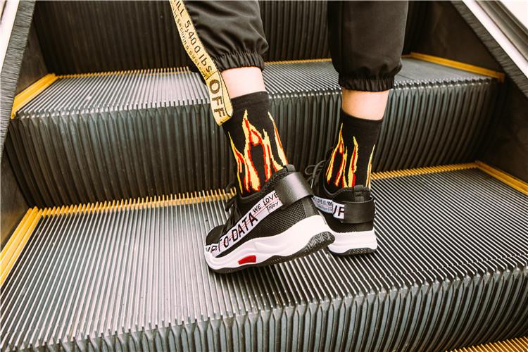 [HCM]Vớ cổ cao unisex Ngọn Lửa - V75