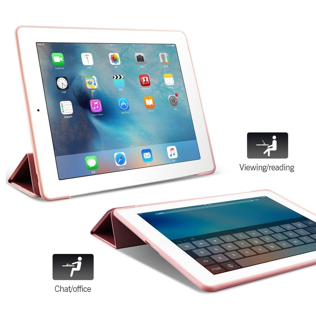Bao da kiêm ốp lưng Silicon dẻo cho iPad Mini 4 - PKCB