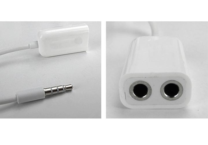 Cáp chia tai nghe 3.5mm 1 cổng ra 2 cổng