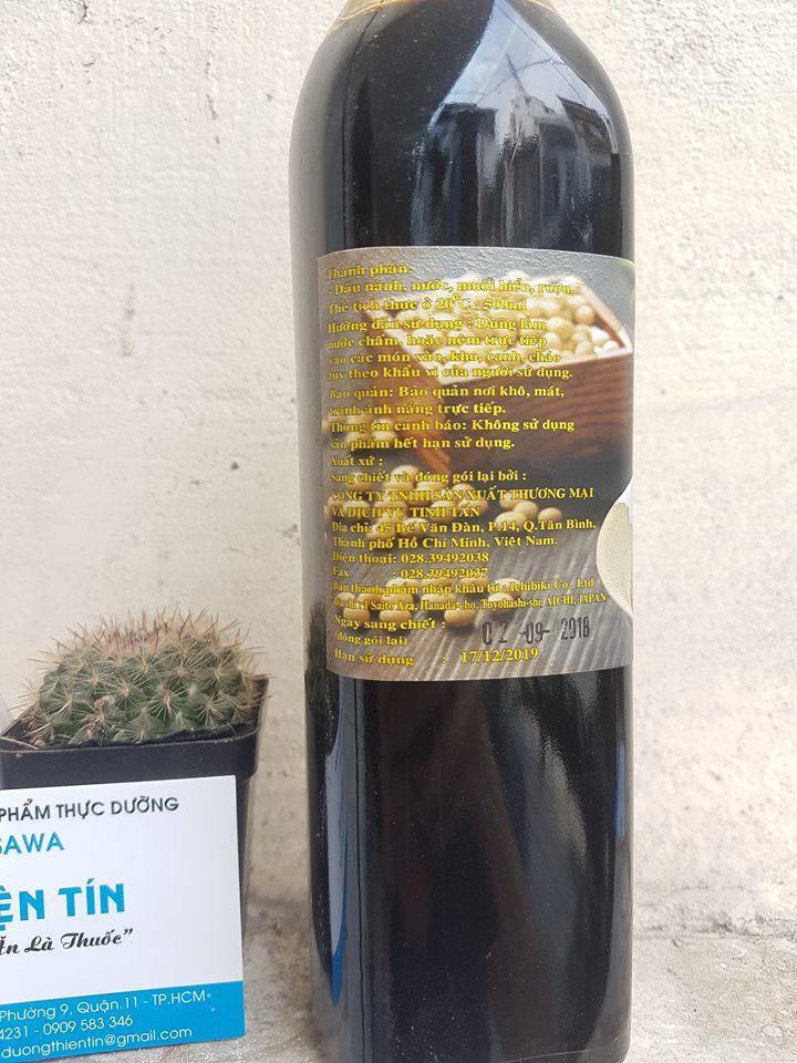 Nước tương Tamari Nhật 500ml