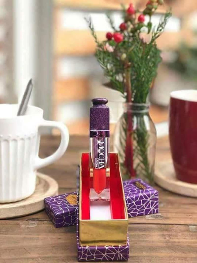 Son Kem Cao Cấp Mocha màu cam đất (Tặng kèm nước thần dưỡng môi tinh chất bơ)