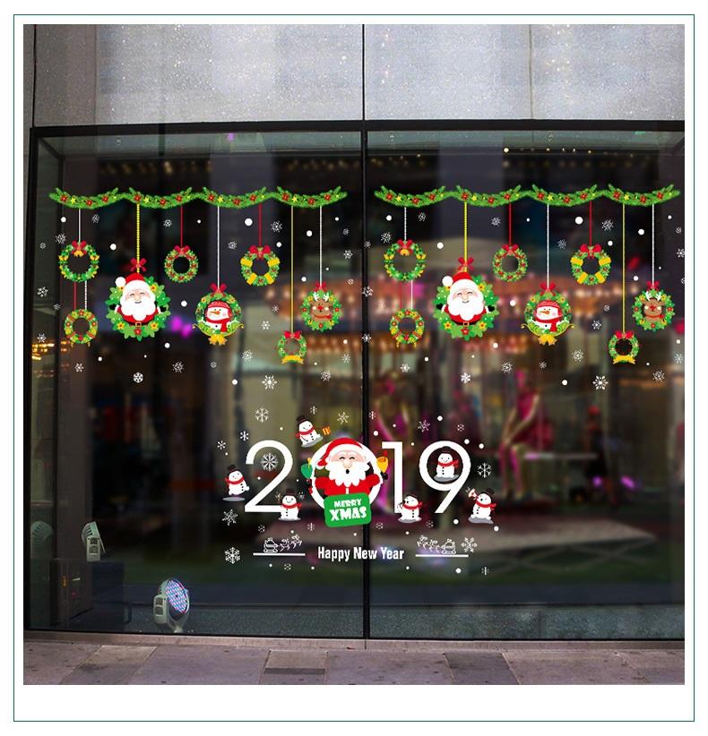 Decal trang trí GIÁNG SINH, NOEL độc đáo kích thước 45x60cm