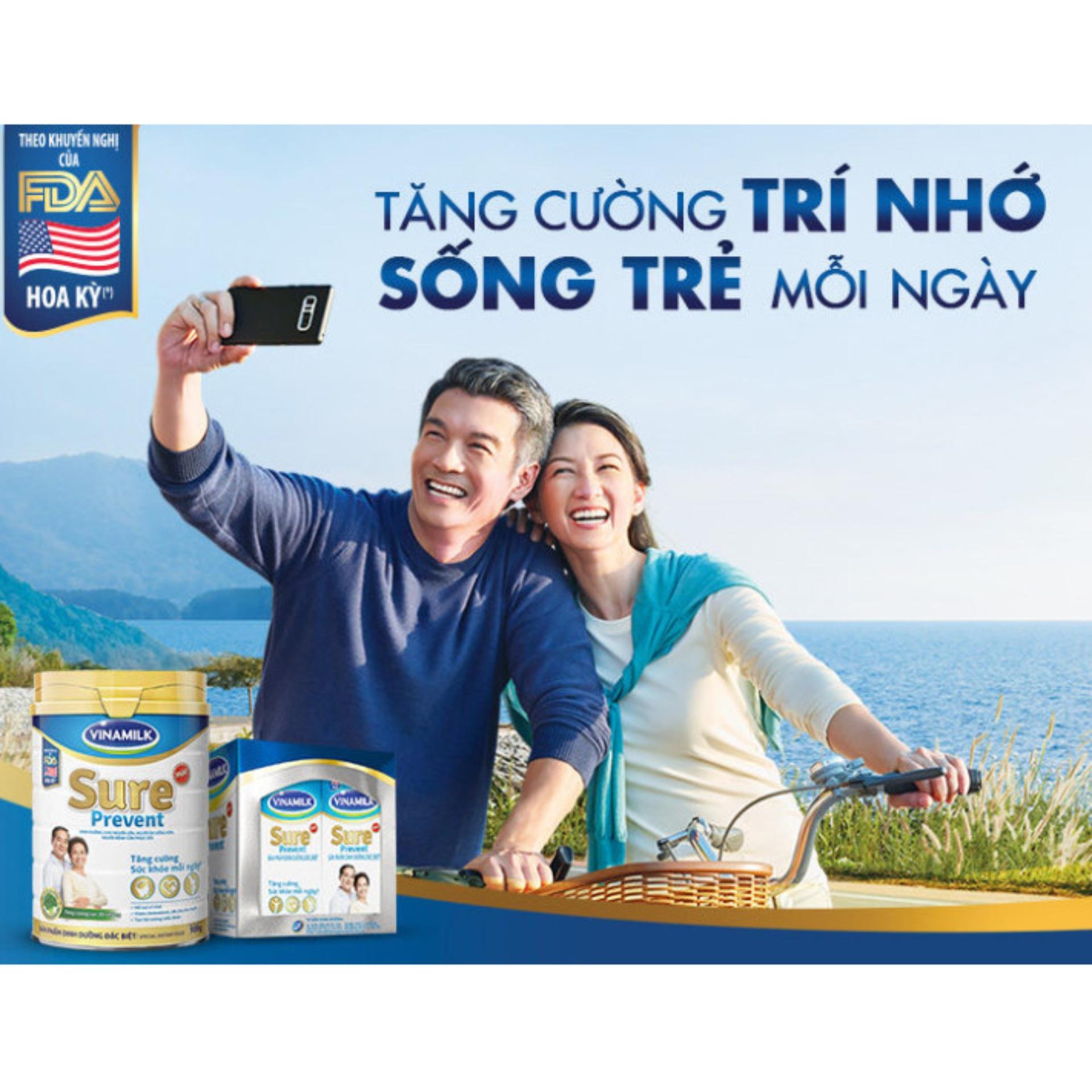 Bộ 2 sữa bột VINAMILK Sure Prevent 900g x 2