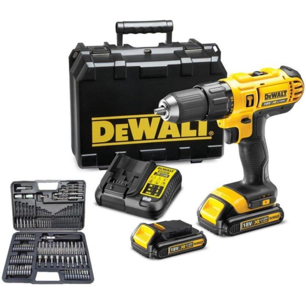 Máy khoan động lực dùng pin Dewalt DCD776C2A-B1 kèm 109 phụ kiện