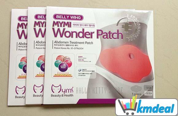 Miếng dán tan mỡ bụng Hàn Quốc MyMi Wonder Patch (Bộ 5 miếng)