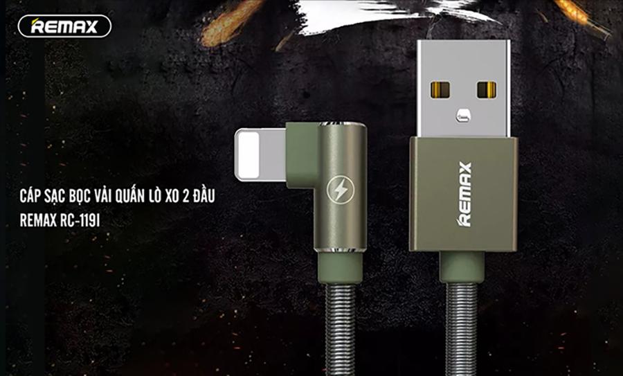 Cáp sạc cao cấp dành cho Iphone IP6-7-8-X Remax RCC - 119