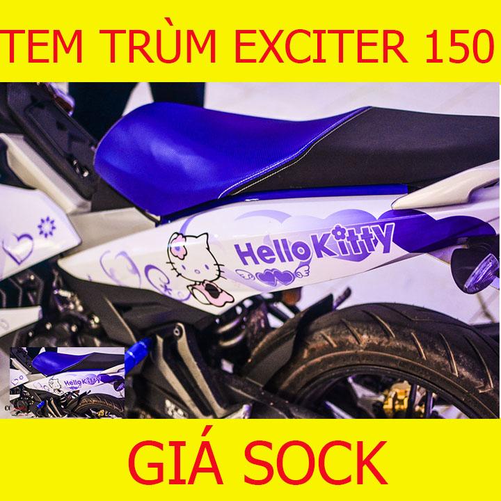 Tem Trùm Xe Exciter 150 Hello Kitty