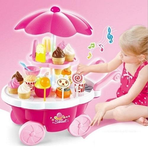 Đồ chơi trẻ em Xe làm kem có nhạc 39 chi tiết