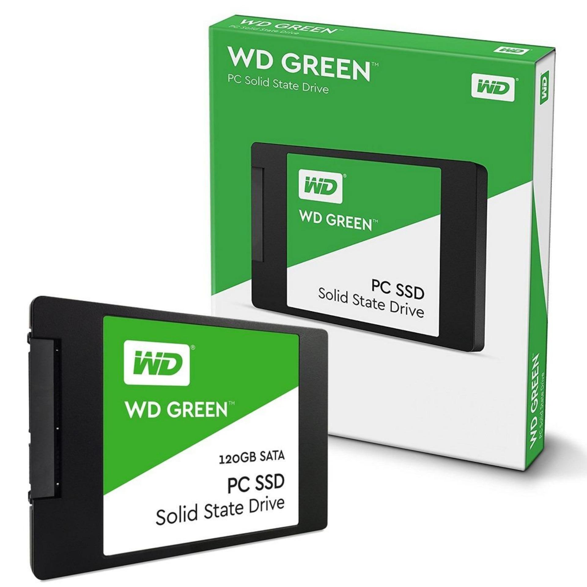 Ổ cứng SSD 120GB Western Digital Green Sata III (Xanh lá) - Hãng Phân Phối chính thức