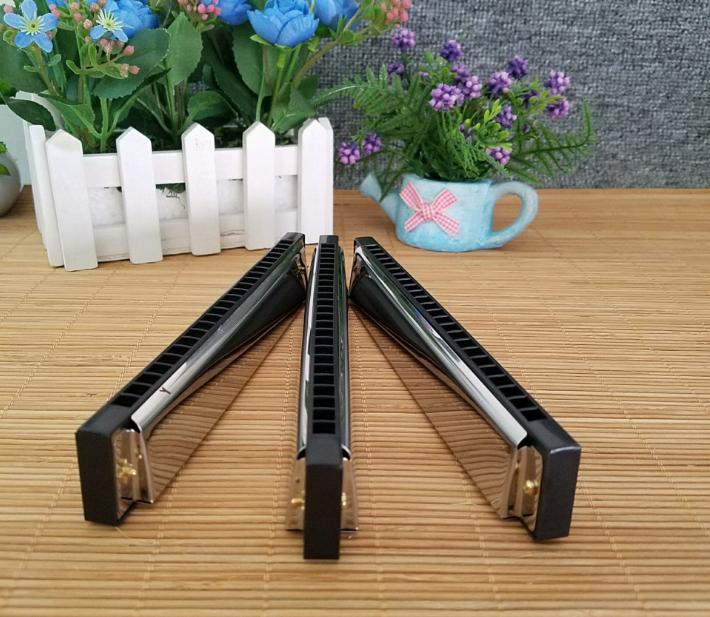 KÈN HARMONICA 24 LỖ CAO CẤP GG24 (Bạc)