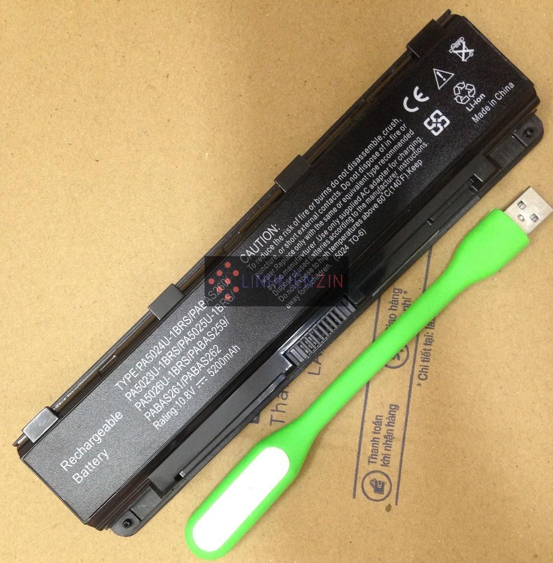 [HCM]Pin cho Laptop Toshiba Satellite Pro L840 L840D L845 L845D L850 L850D Bảo Hành Toàn Quốc 12 Tháng !