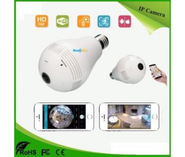 CAMERA BÓNG ĐÈN QUAY TOÀN CẢNH 360 ĐỘ