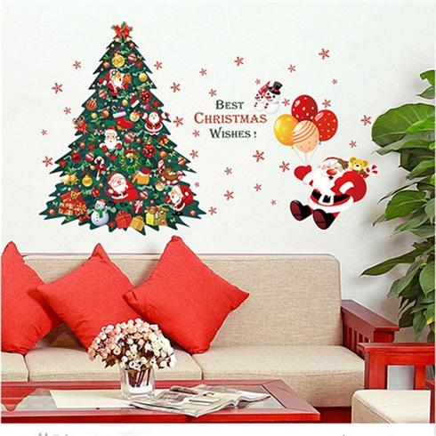 Decal dán tường Cây thông noel BINBIN PK453