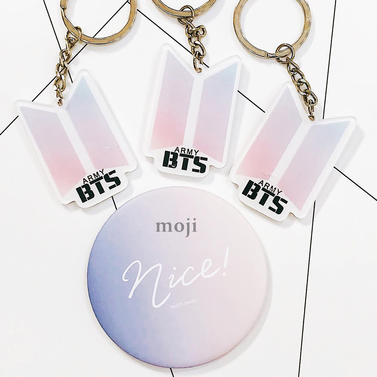 Móc khóa tên BTS