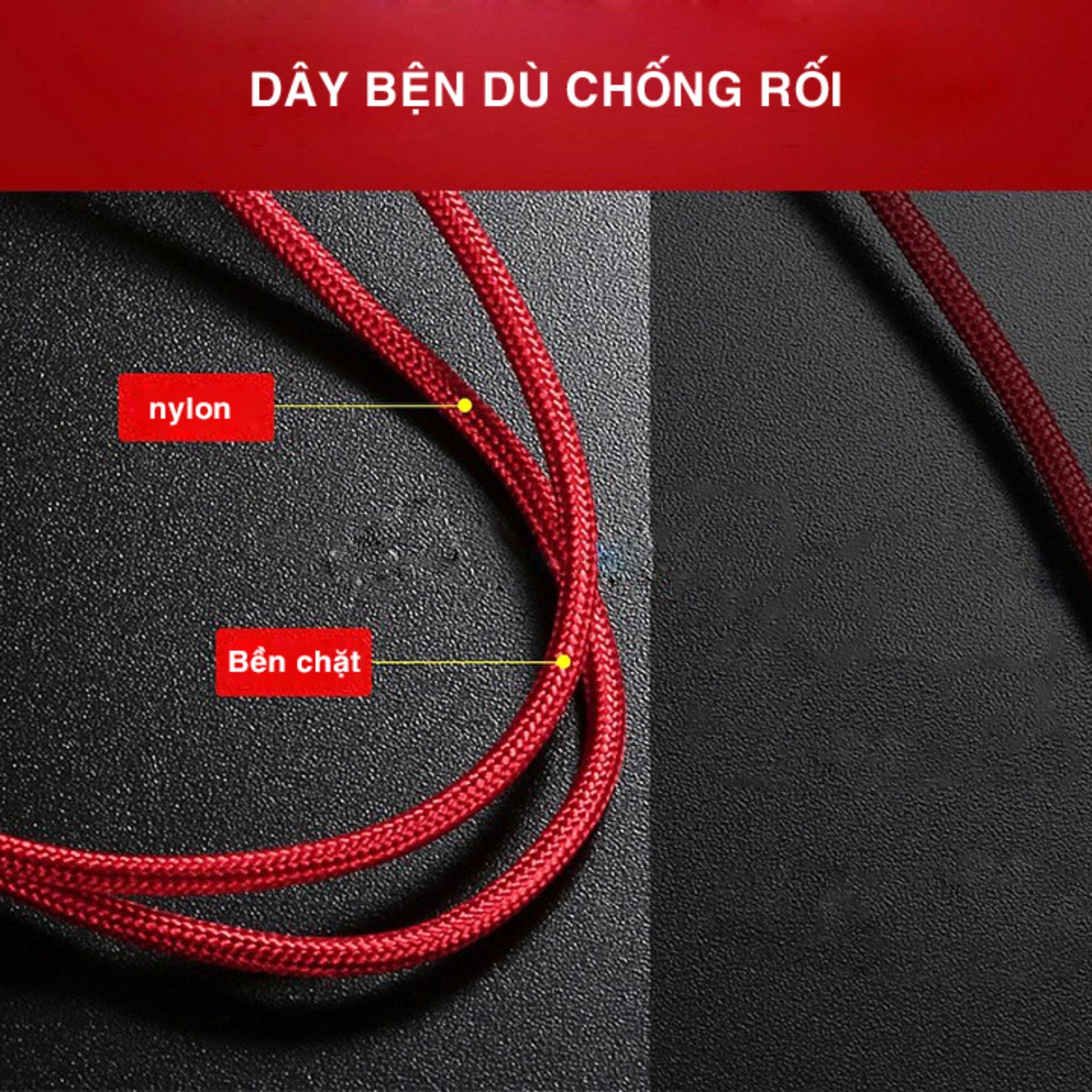Cáp sạc đa năng 3 đầu Bagi Lightning Iphone + Micro + Type C