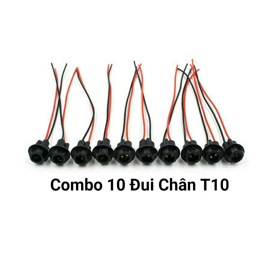 Combo 10 Đui Đèn Chân T10 Cho Xe