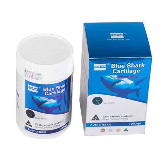Sụn vi cá mập blue shark cartilage 750mg Úc (120 viên)