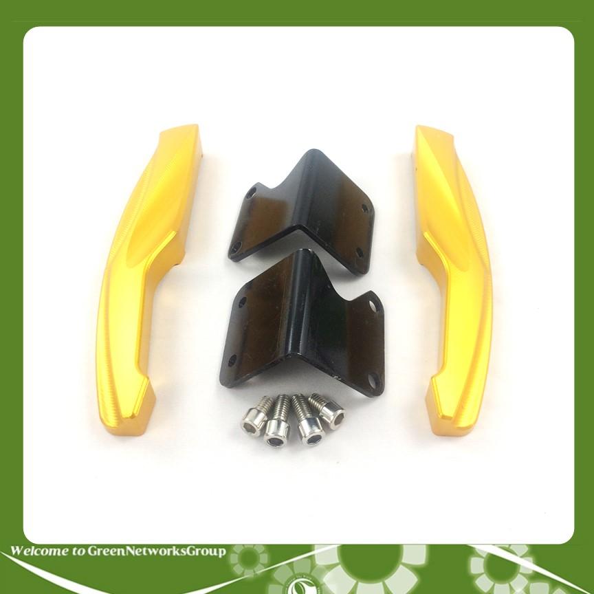 Tay dắt cảng sau nhôm CNC dành cho Exciter 150 GreenNetworks (màu vàng)