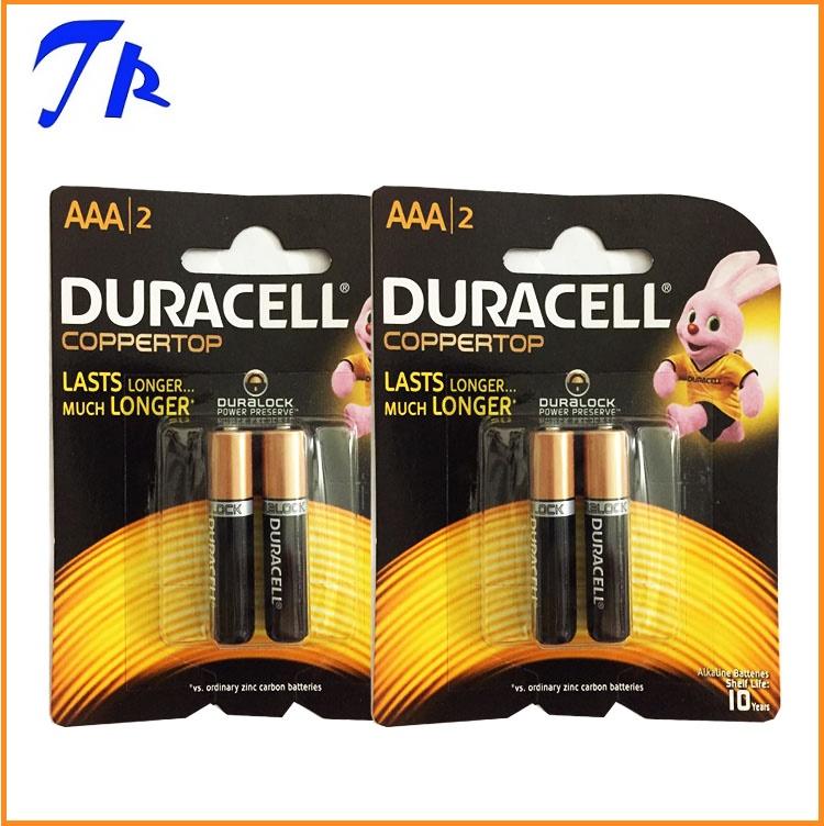 [HCM]2 vỉ Pin AAA LR03 Pin đũa Duracell alkaline ( vỉ 2 viên )