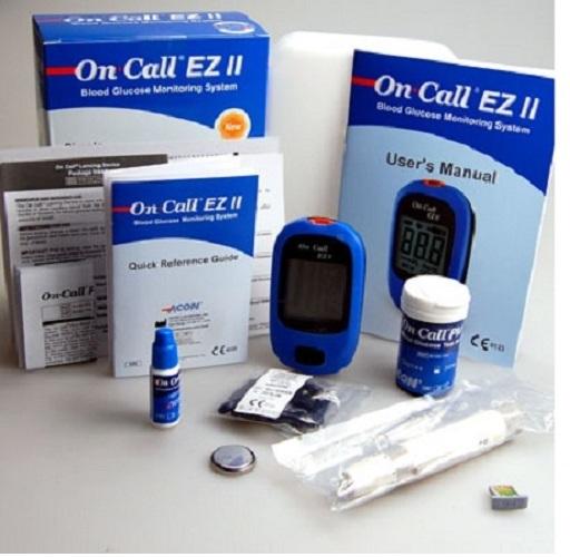 Máy đo đường huyết Acon On call Plus EZ II  ( Kèm 25 que - YTELOC)