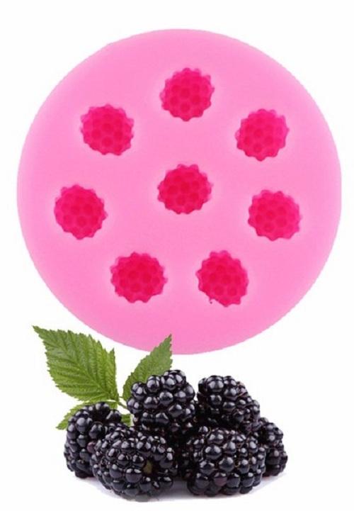 Khuôn silicon 3D hình quả phúc bồn tử xinh xắn