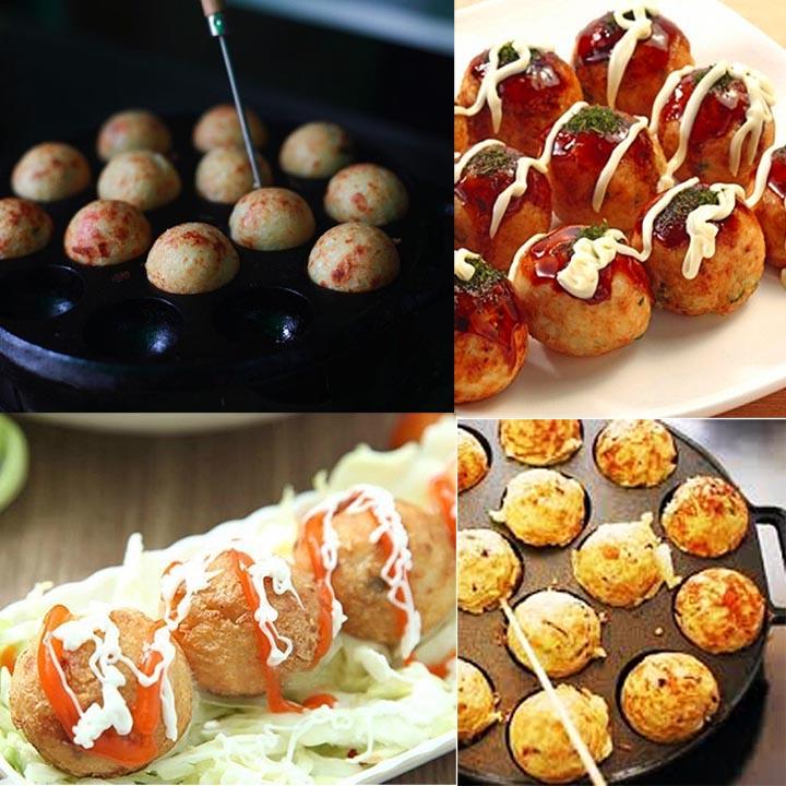 [HCM]Khuôn làm bánh bạch tuộc Takoyaki Nhật