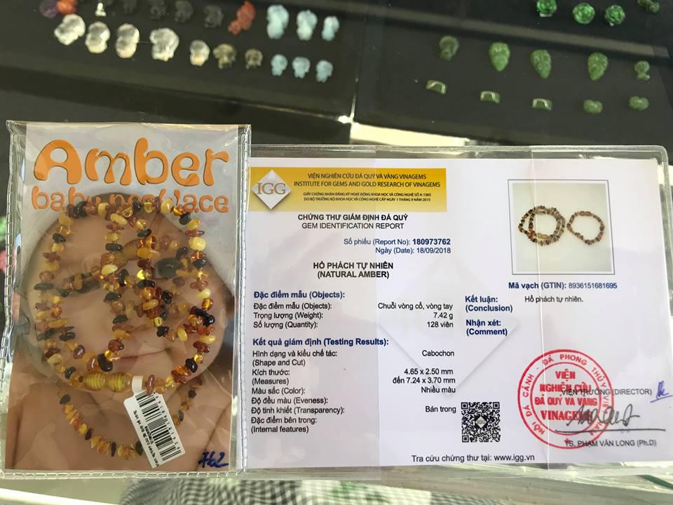 Vòng Cổ Ambe cho bé mọc răng