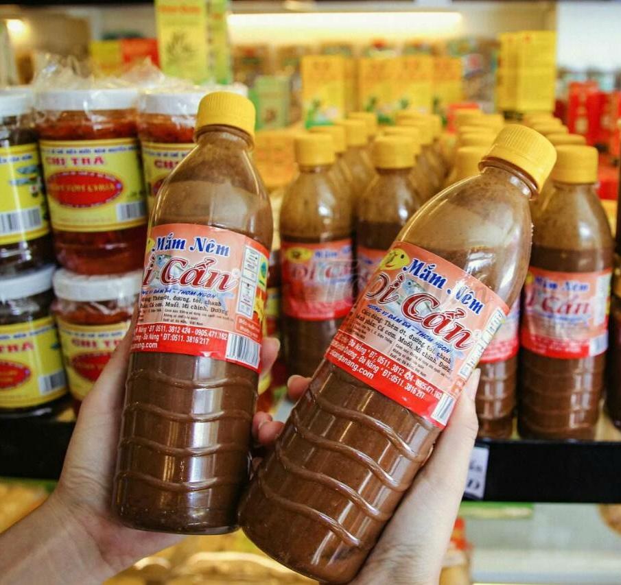 Combo 5 chai mắm nêm Dì Cẩn Đà Nẵng chợ Hàn