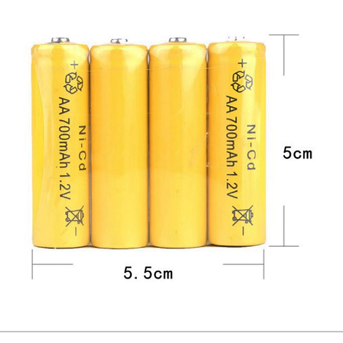Vỉ pin sạc 04 viên AA 700mAh