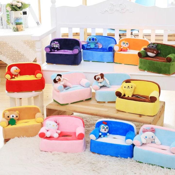 Rilakkuma Đáng Yêu Nhung Lông KT Sô Pha Hộp Đựng Giấy Ăn