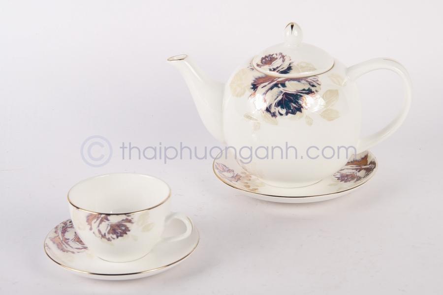 Bộ tách trà 14 món Sứ Xương Royal Houseware 1452604