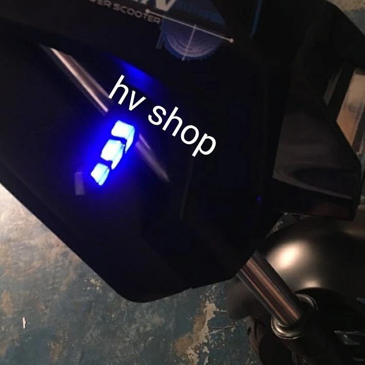xinhan xe may Bộ 2 Đèn Xi Nhan Xe Máy HV1 ( sáng đỏ ) ( 1 cặp )