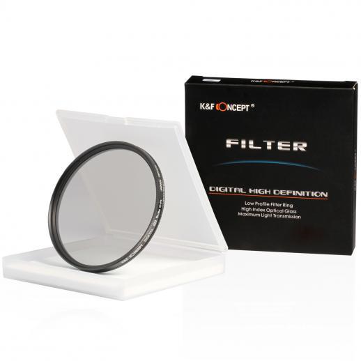 Kính lọc Filter CPL 55mm  K&F Concept HD Circular Polarizing Slim CPL Filter