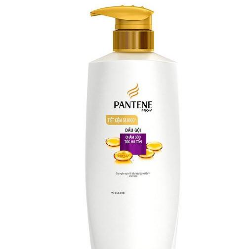 Dầu Gội Chăm Sóc Tóc Hư Tổn Pantene - 950G tím