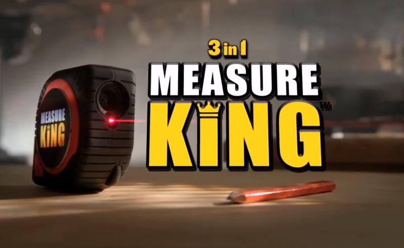 Thước đo Laser 3 trong 1 - đo con lăn - Đo dây Measure King