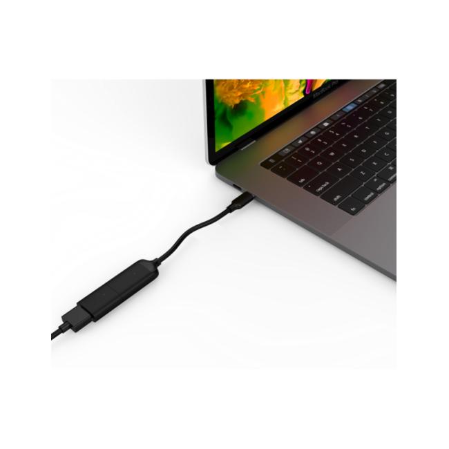 [HCM]Cáp chuyển đổi HyperDrive USB-C thành HDMI 4K 60Hz  và Mini DisplayPort (đen)