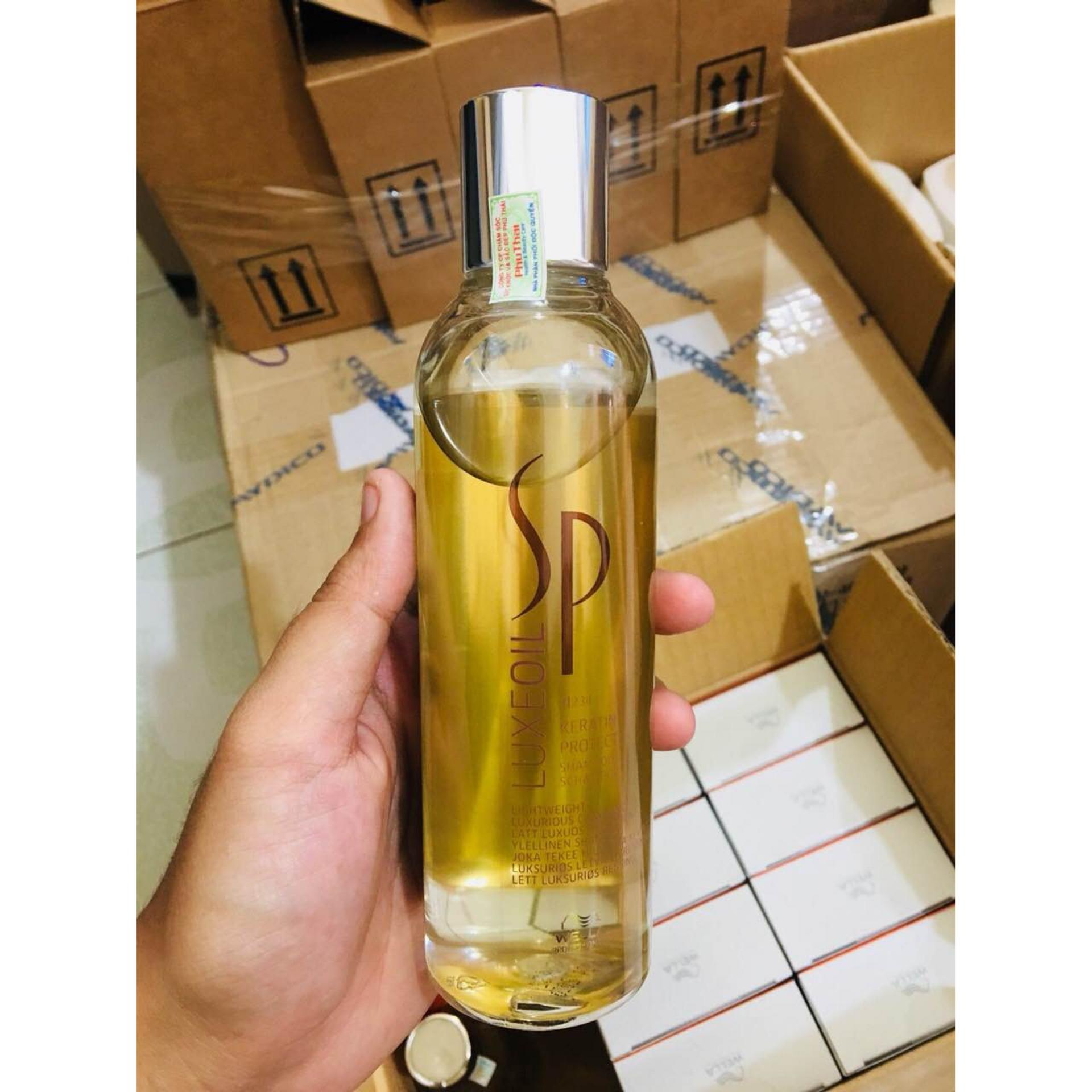 Combo bộ sản phẩm chăm sóc tóc SP Wella Keratin phục hồi tóc hư tổn (BỘ NHỎ)