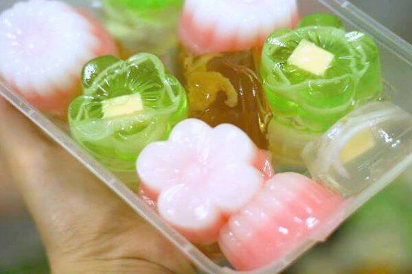 Bộ 5 Gói Bột Thạch Rau Câu Con Cá Dẻo 10gr