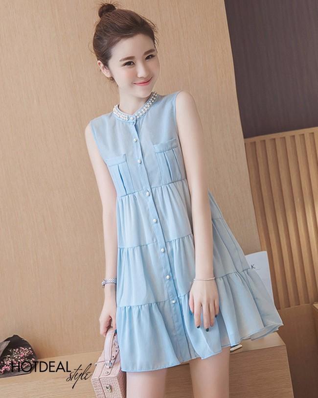 Đầm xòe ruby