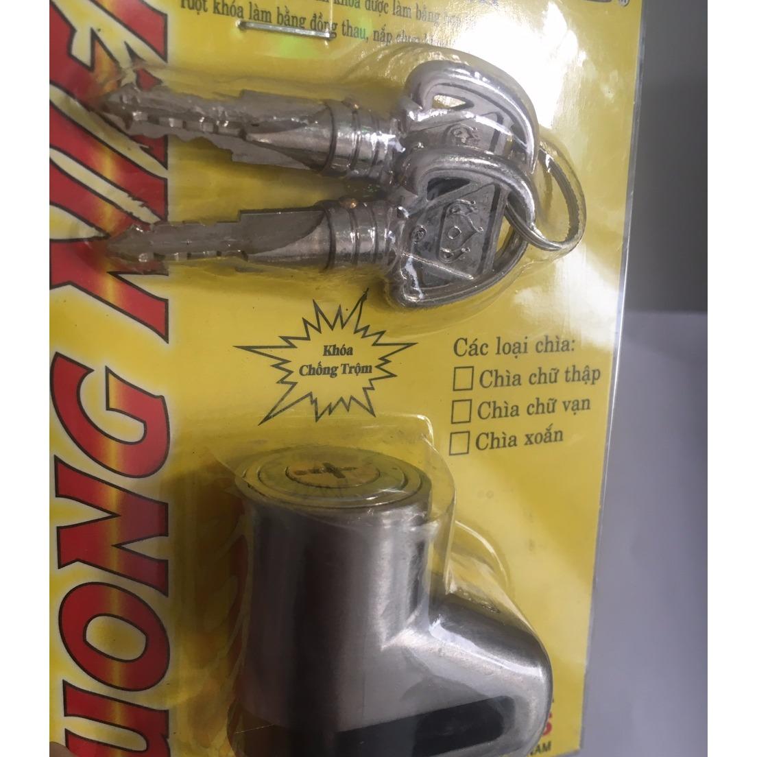 KHÓA ĐĨA CHỐNG TRỘM XE MÁY VƯƠNG MIỆN