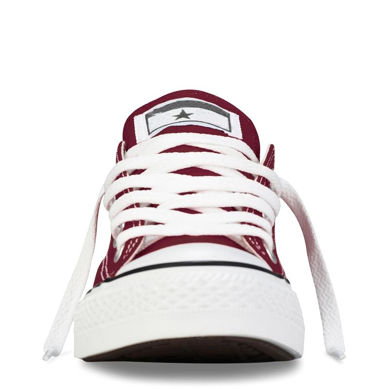 Giày Vải Nữ Sneaker CV Classic Cổ Thấp Đỏ Đô