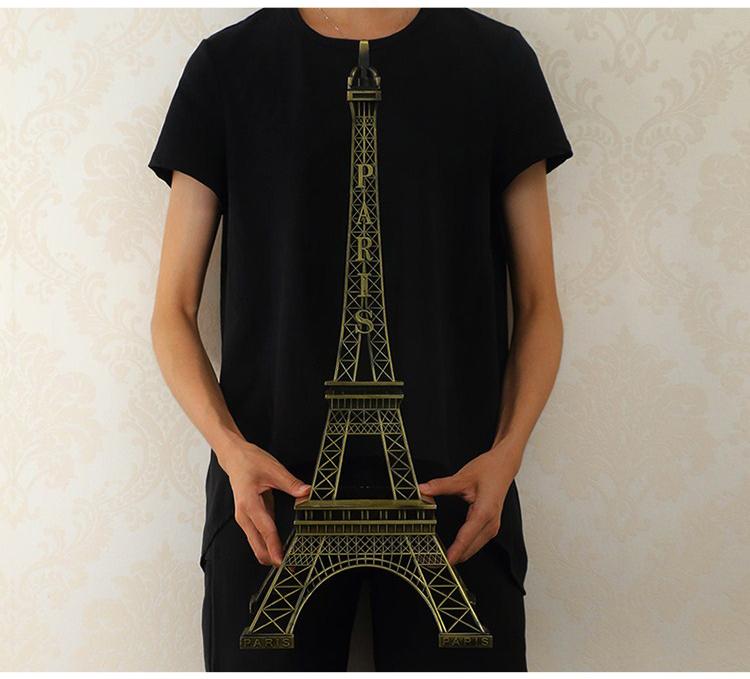 [HCM]Mô hình tháp Eiffel cao 38 cm (màu vàng rêu)