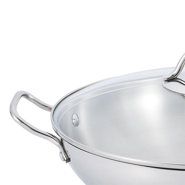 Chảo Sâu Lòng Inox 304 Elmich 32CM EL3255 -  Bảo Hành 2 Năm