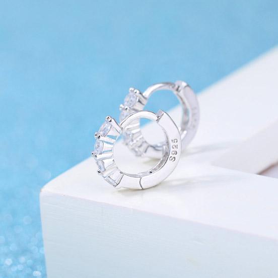 [HCM]Freeship Bông tai nạm đá zircon BHBT149