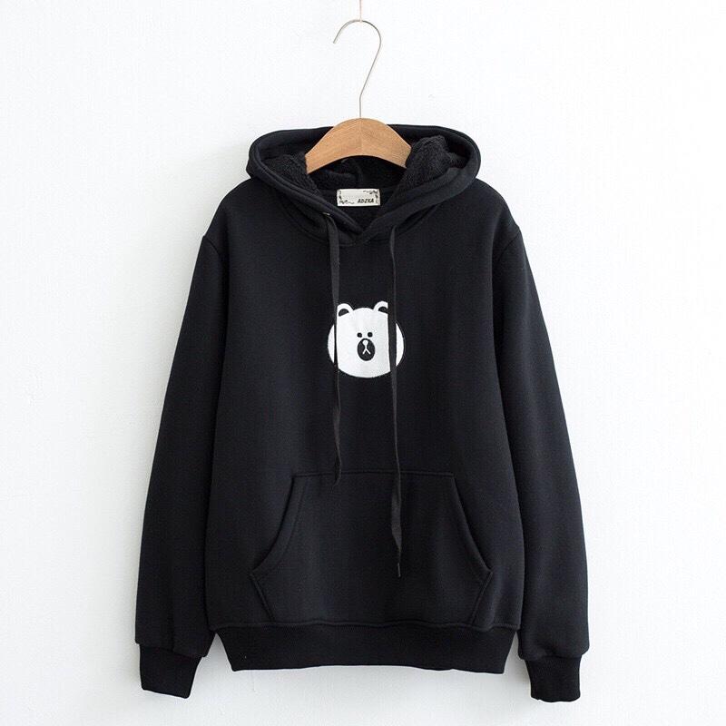 [HCM]Áo Hoodie Nam Nữ Hot Trend Big Size <100kg Vải Nỉ Bông Dày Mịn Cao Cấp _ HD000 18