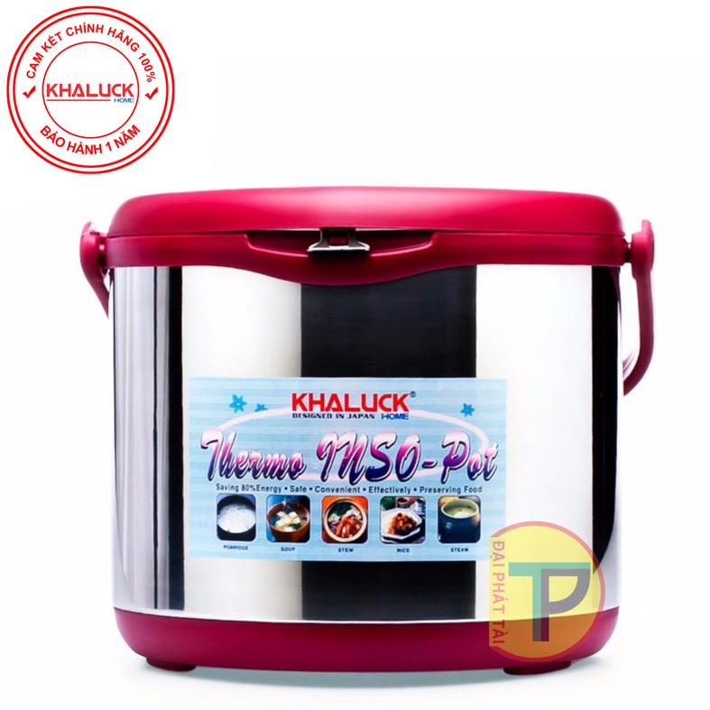 [NTT] Nồi ủ Khaluck.home KL-710 5L (Đỏ Bạc)