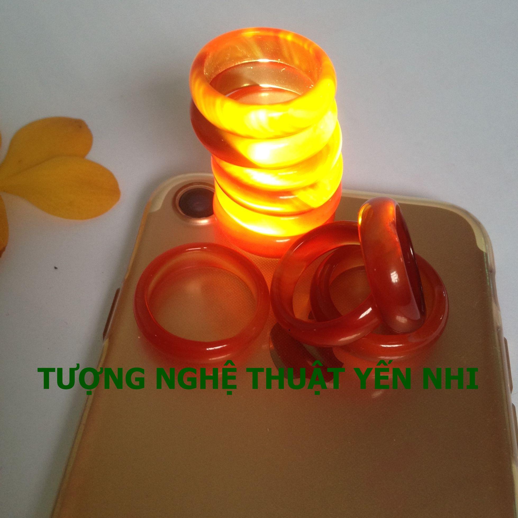 Nhẫn Mã não đỏ ( thiên nhiên 100%)